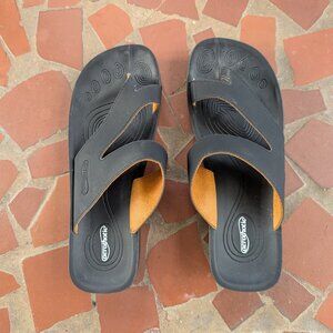 Aerorthotic Black W 40 Sandals Fun Cut Super Comfy